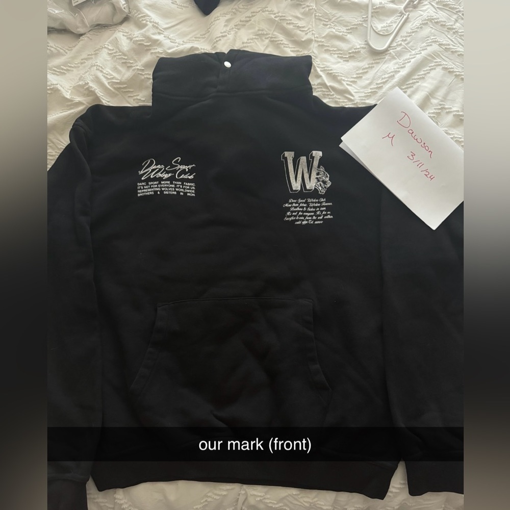Our Mark Darc Sport Hoodie Black